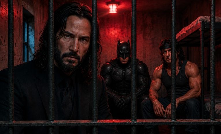 legendárni akční hrdinovia tresty väzenie zločin akčné film
