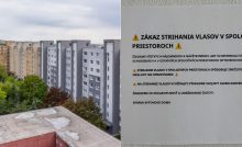 zákaz bytovka košice ľudia oznam kuriozity viral