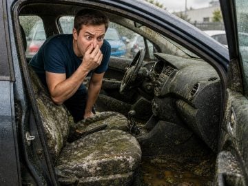 zatuchnutá pivnica auto problém smrad pach