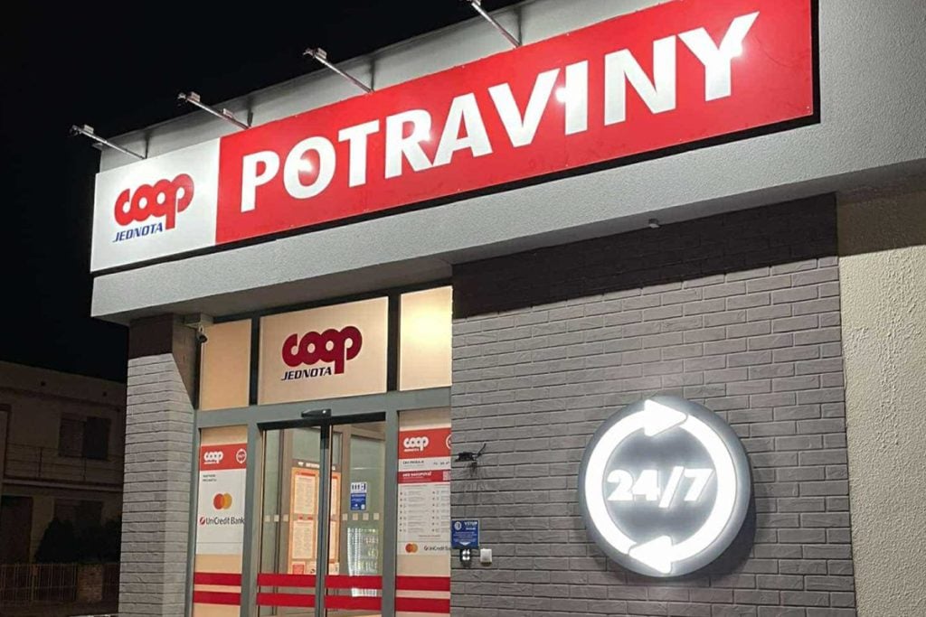 COOP Jednota nonstop prevádzka 24/7