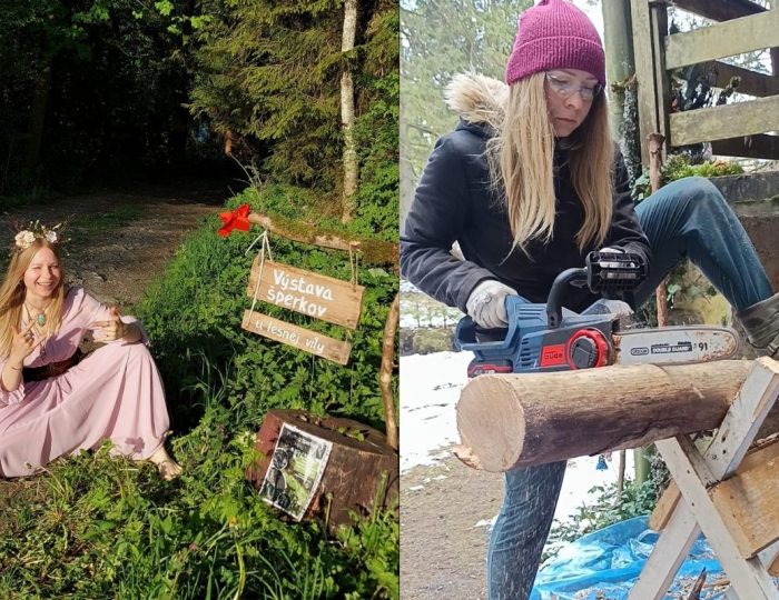 Mladá Slovenka žije sama v lese a živí sa výrobou šperkov: Ako rieši odpad, vodu, kúrenie či bezpečnosť?