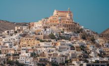 syros ostrov grécko cestovanie bývanie zadarmo mačky