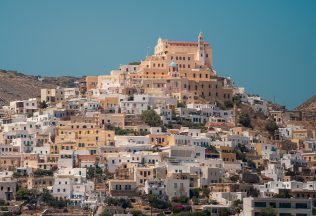 syros ostrov grécko cestovanie bývanie zadarmo mačky