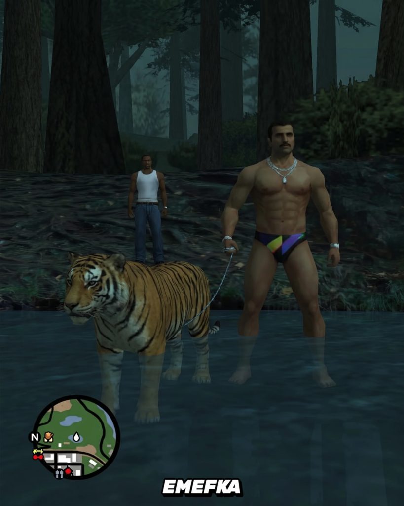 Ako by vyzeralo, ak by sa náš svet premenil na GTA: San Andreas? Takto AI prerobila známe momenty influencerov a scény z filmov.