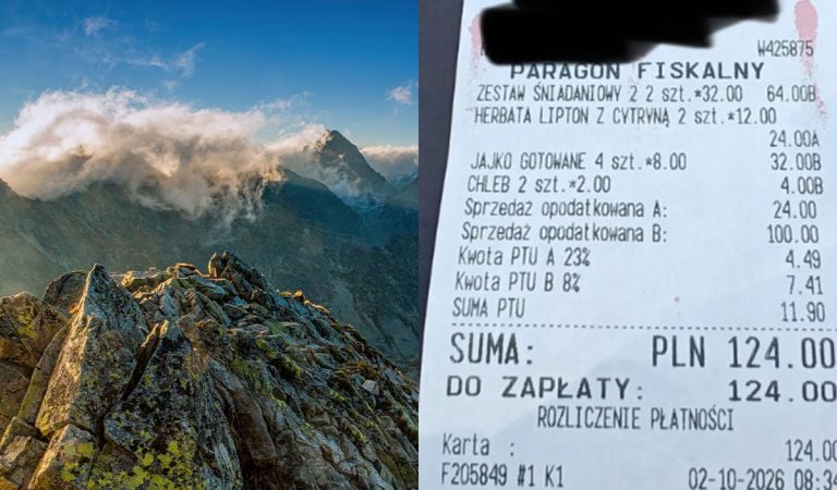 turista tatry účtenka peniaze