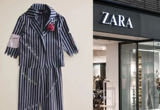 zara odev osvienčim tábor oblečenie halloween