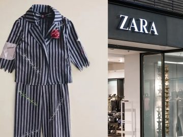 zara odev osvienčim tábor oblečenie halloween