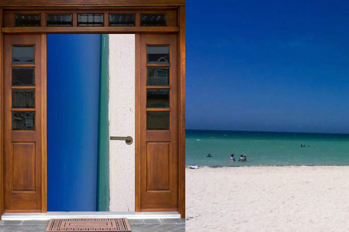 Sú to dvere alebo pláž? Internetom koluje ďalšia optická ilúzia, ktorá ti pomotá hlavu.