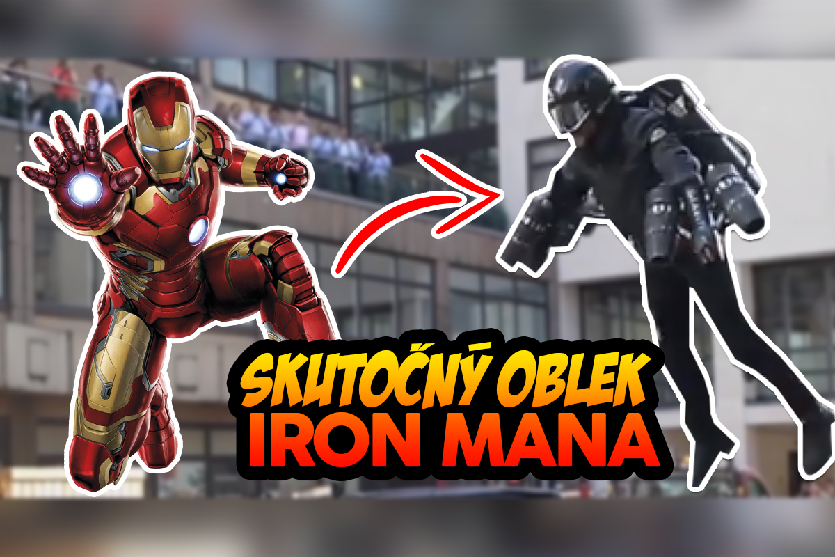 Chlapík zostrojil kostým Iron Mana, ktorý dokáže lietať ako ten komiksového hrdinu!