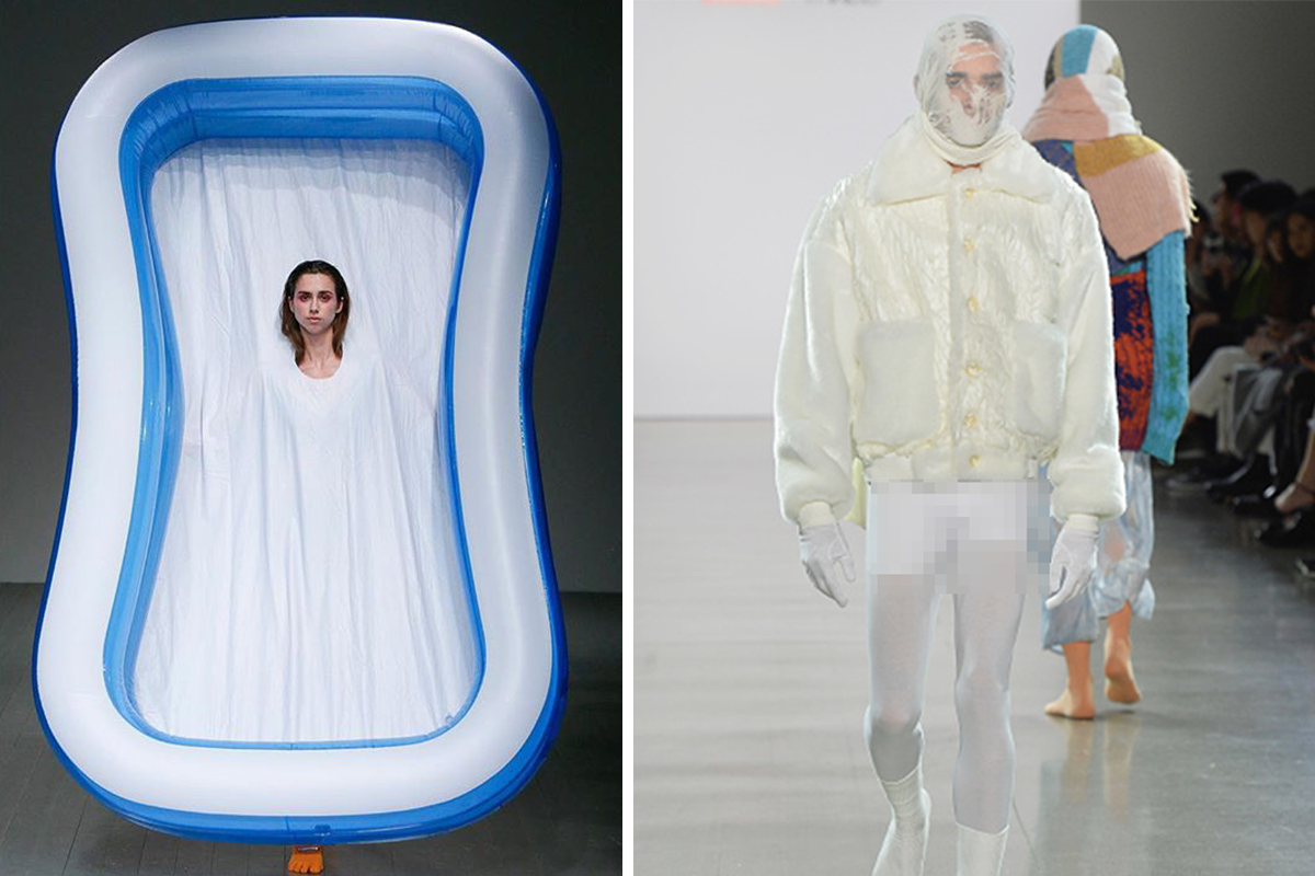 Bláznivé kreácie módnych návrhárov na jeseň 2018, ktoré bežní ľudia určite nosiť nebudú