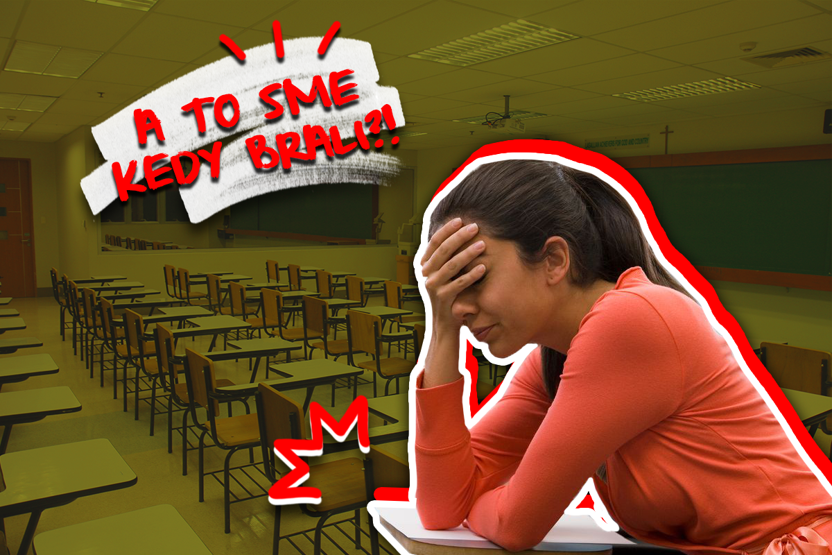 Myšlienky a panické záchvaty, ktoré má každý študent počas testu