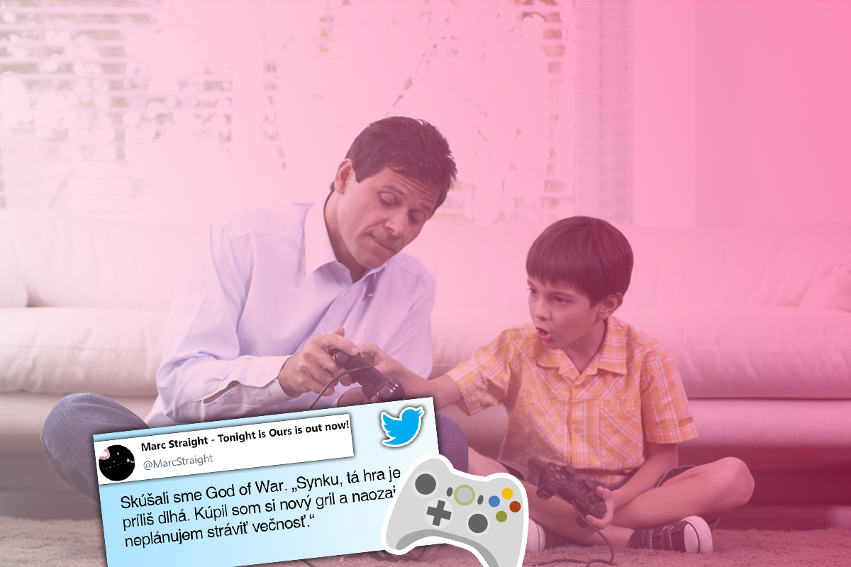 Syn dal zahrať otcovi svoje videohry. Komentáre jeho rodiča rozosmiali celý internet!