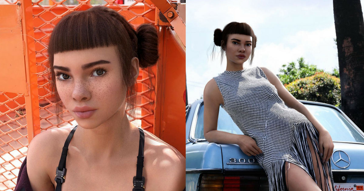Instagramová modelka vyzerá úplne ako robot či postava z videohry!