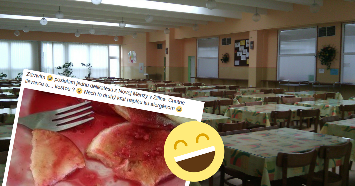 Študent zo Žiliny sa pochválil skvostom zo školskej jedálne. Internet vtipne reaguje!