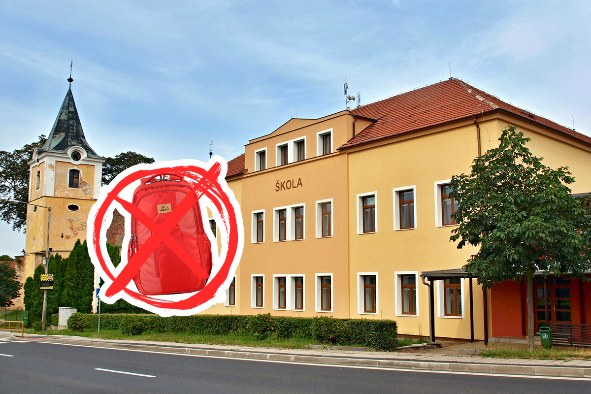 Škola zakázala žiakom nosiť do školy tašky. Tí túto situáciu vyriešili po svojom
