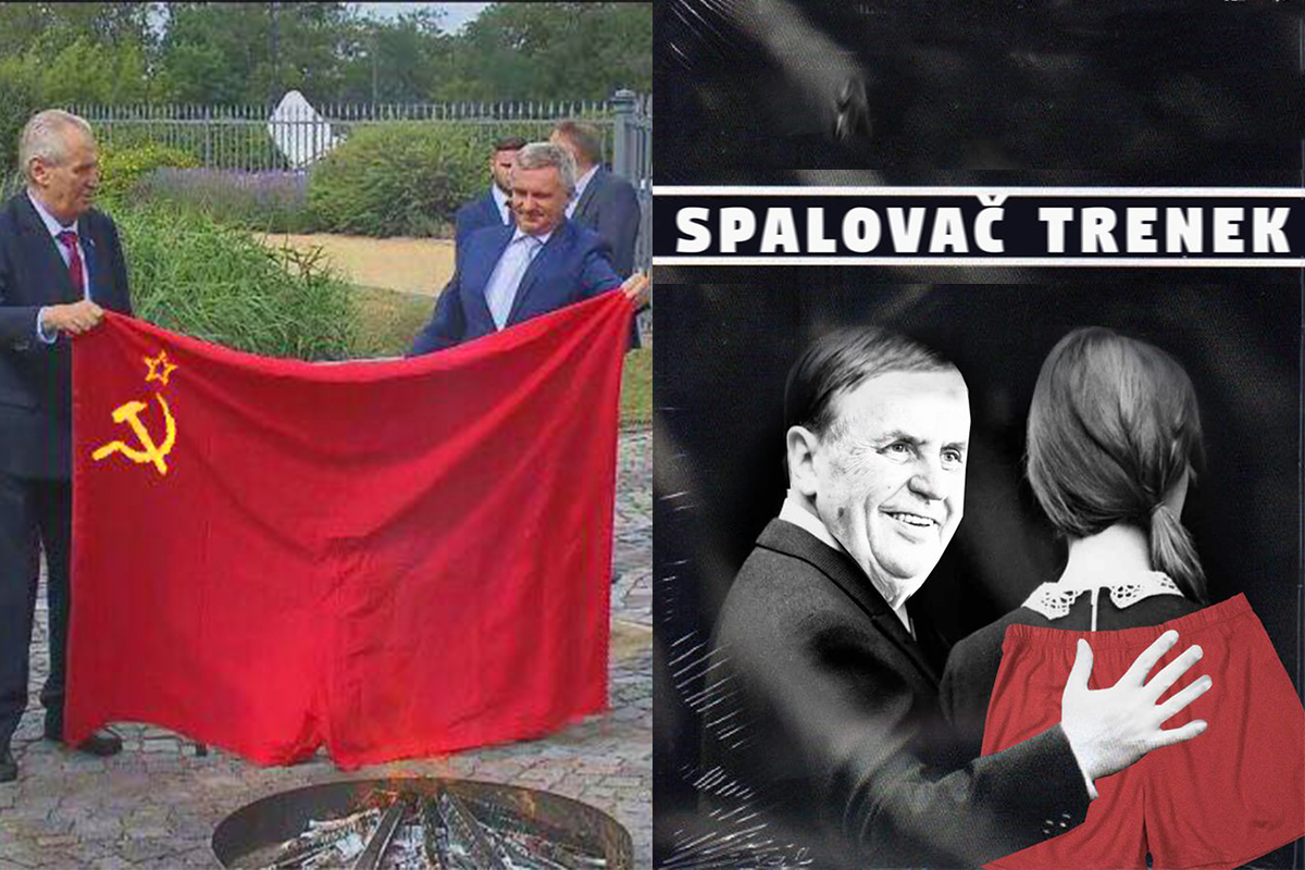 Český prezident Zeman demonštratívne spálil červené trenky. Čo tým chcel svetu povedať?