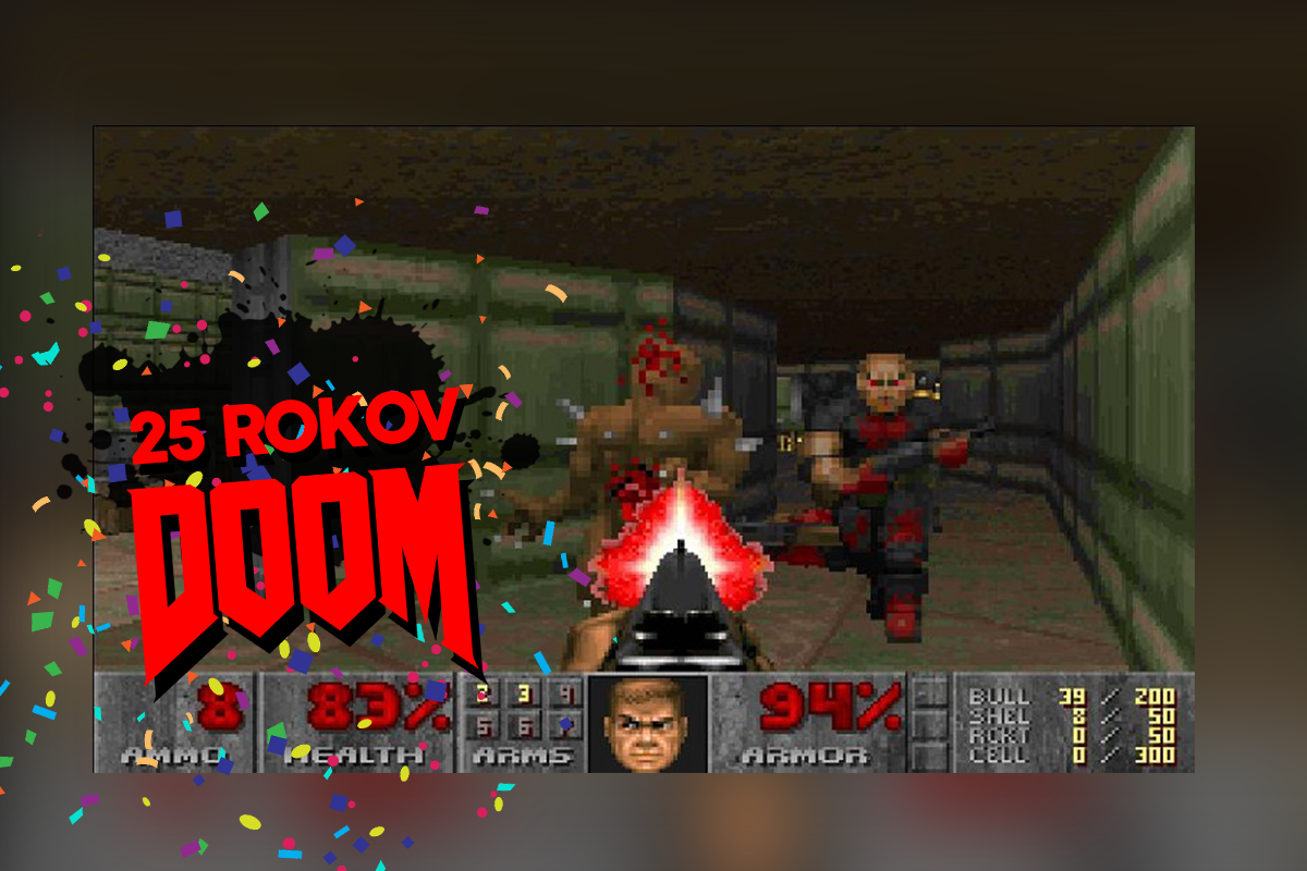 Legendárny Doom oslavuje 25 rokov. Veľké výročie sprevádzajú brutálne zábery plné akcie!