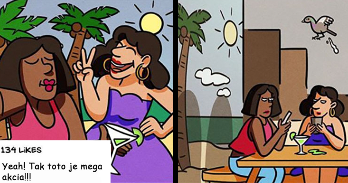 Ženy na dovolenke v zábavných komiksoch, ktoré sú určite aj tvojím odrazom
