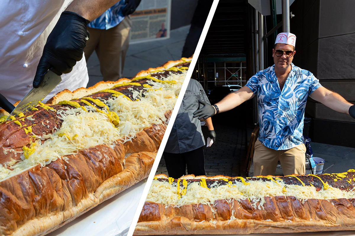 Tridsaťkilový hotdog je považovaný za najväčší na svete. Získa zápis v Guinnessovej knihe?