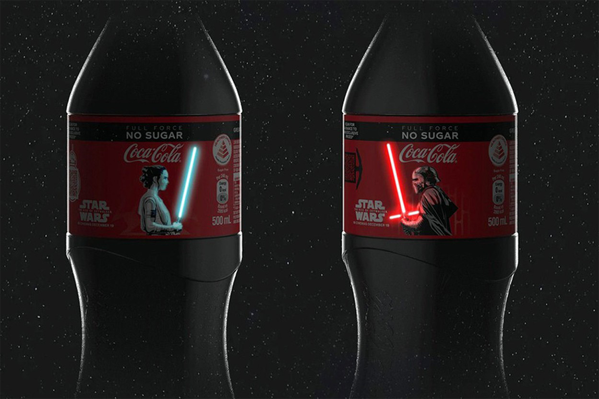 Coca-Cola prináša unikátne svietiace fľaše s motívom Star Wars
