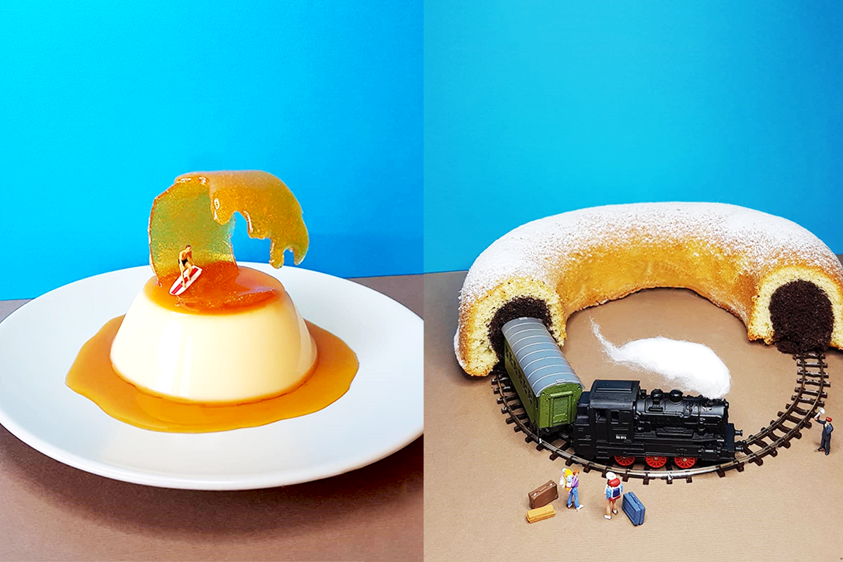 Šikovný cukrár vyrába z obyčajných dezertov vtipné umelecké diela (2. časť)