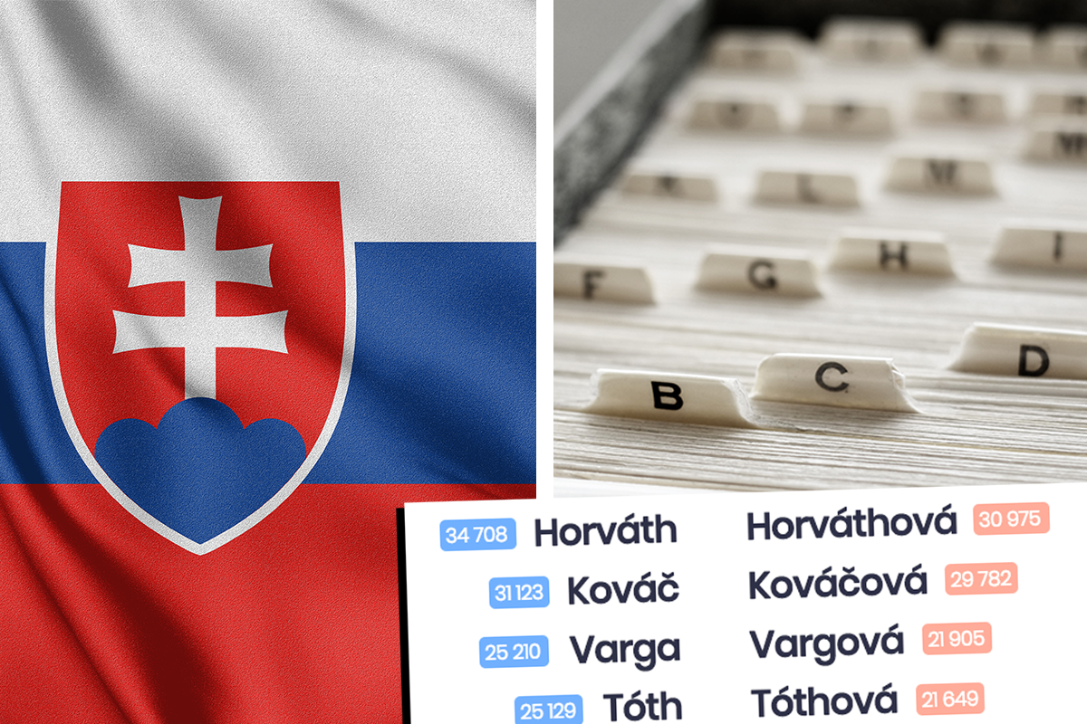 Aké sú najčastejšie mená a priezviská na Slovensku? Ministerstvo zverejnilo rebríček