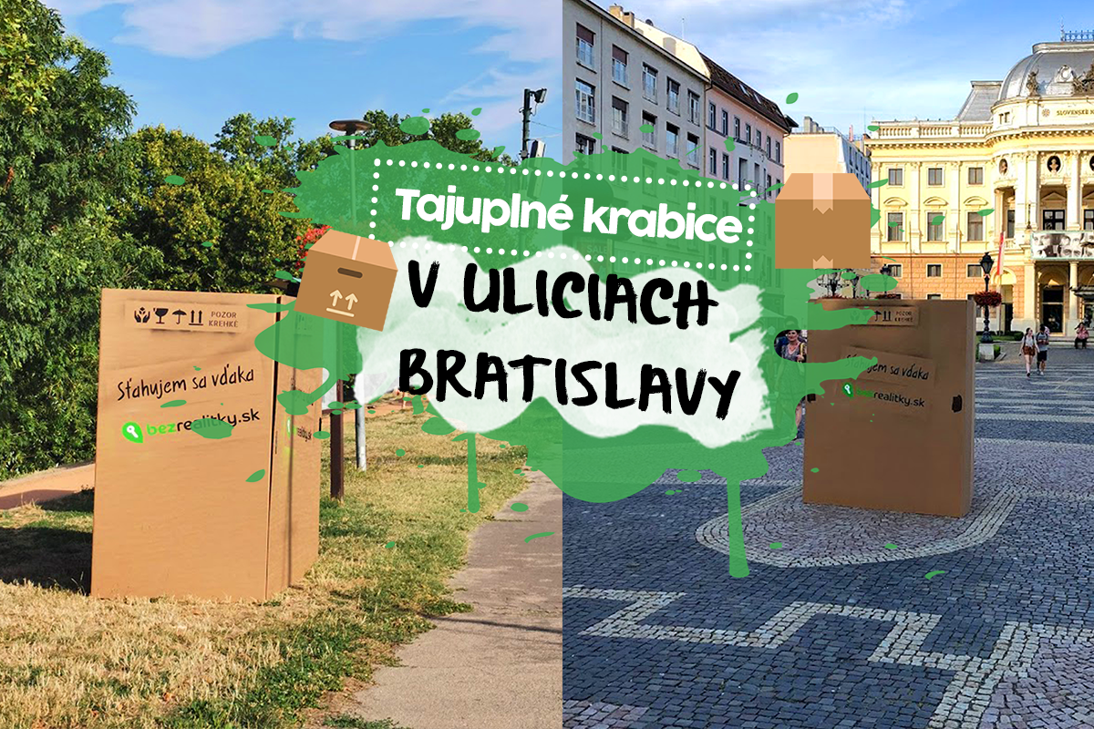 Ulice Bratislavy zaplavili tajuplné kartónové škatule. Odkiaľ sa vzali?