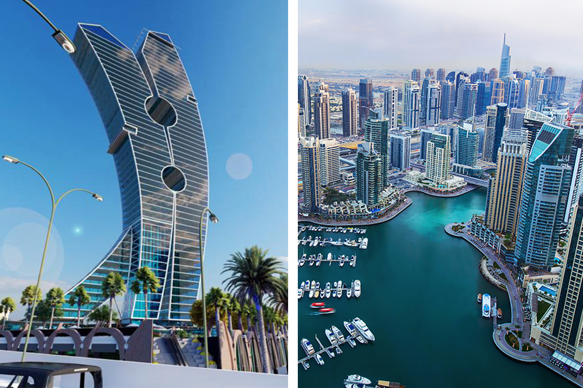 V Dubaji vyrastie mrakodrap v tvare štipca na bielizeň. Má symbolizovať mier a lásku