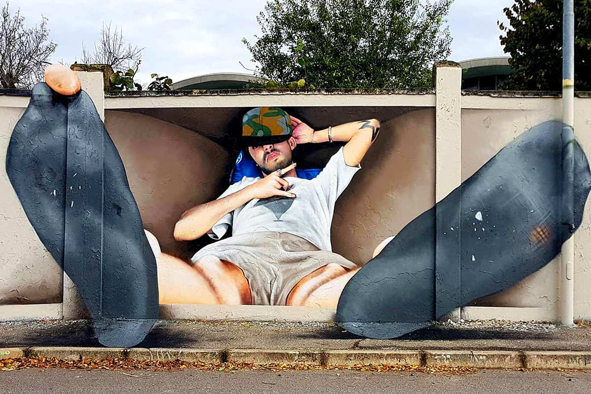 Umelec v uliciach vytvára dokonalé 3D graffiti. Z ich dokonalosti ti spadne sánka až na zem