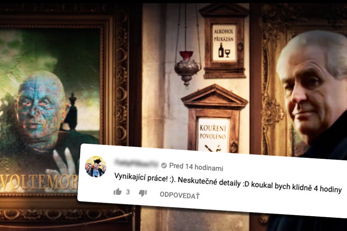 Nová česká paródia na Harryho Pottera valcuje internet. Harry v nej bojuje proti Zemanovi