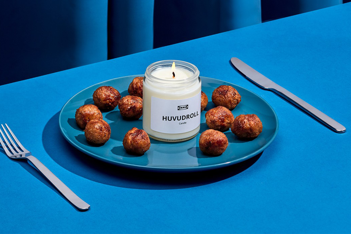 IKEA vytvorila pre verných zákazníkov sviečky s arómou svojich mäsových guľôčok