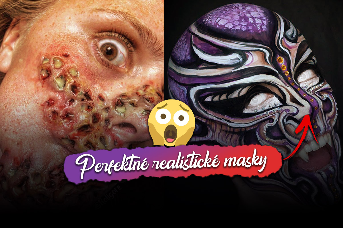 Make-up na hranici umenia: Halloweenske masky ťa prekvapia svojou dokonalosťou