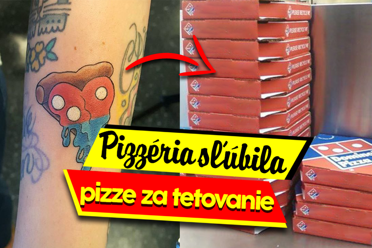 Spoločnosť ponúkala pizzu zadarmo výmenou za tetovanie. Veci sa rýchlo vymkli spod kontroly!