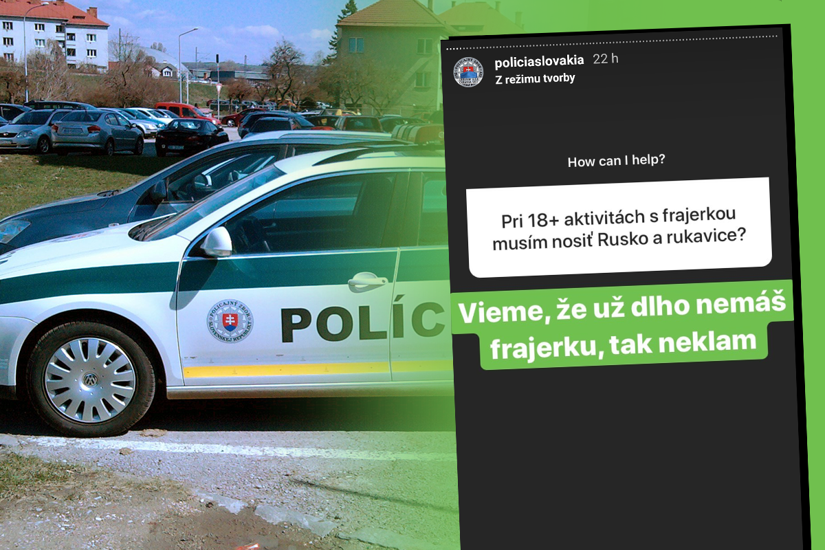 Slovenská polícia sa opäť snaží zabávať ľudí svojimi odpoveďami na otázky ku karanténe