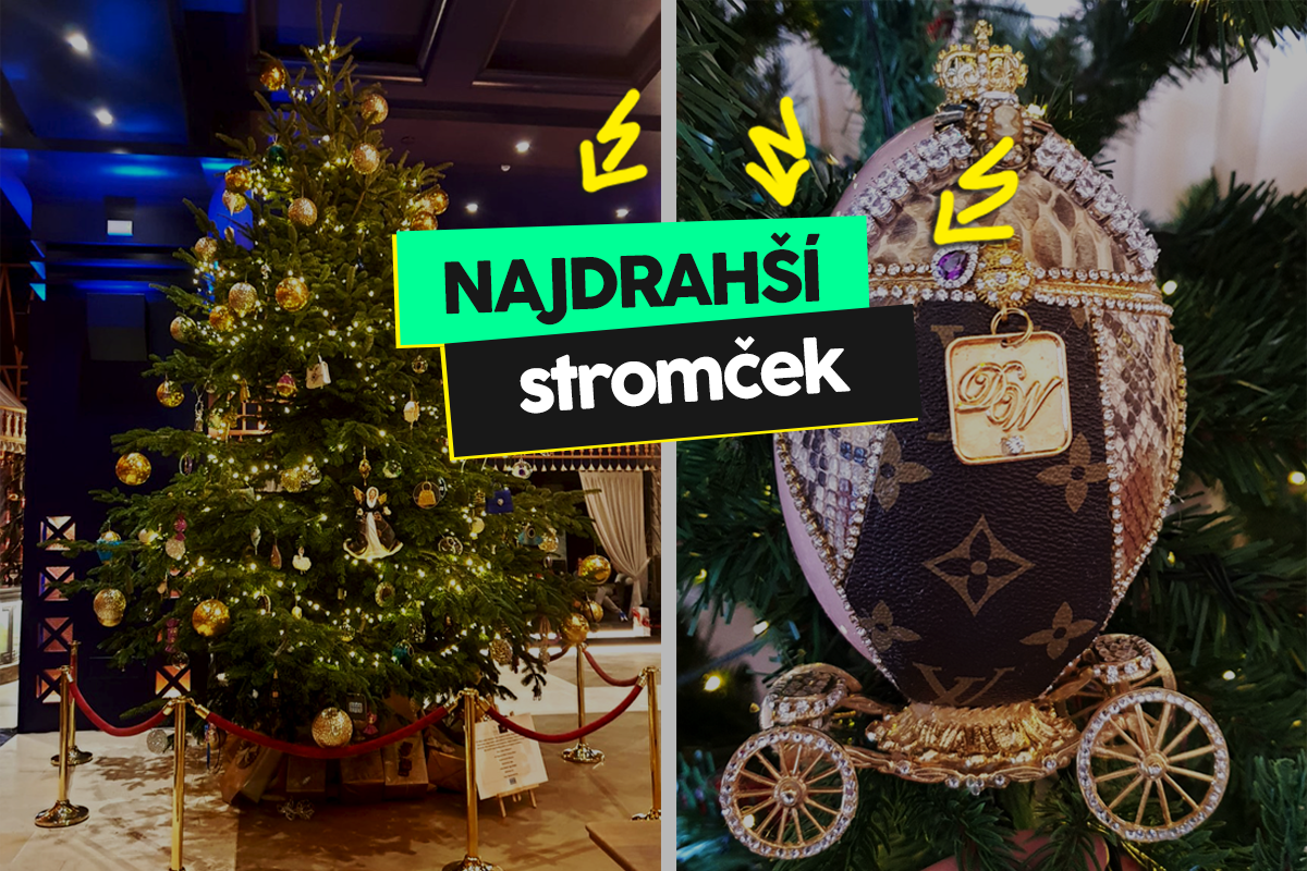 Najdrahší vianočný stromček na svete je zdobený ručne robenými ozdobami