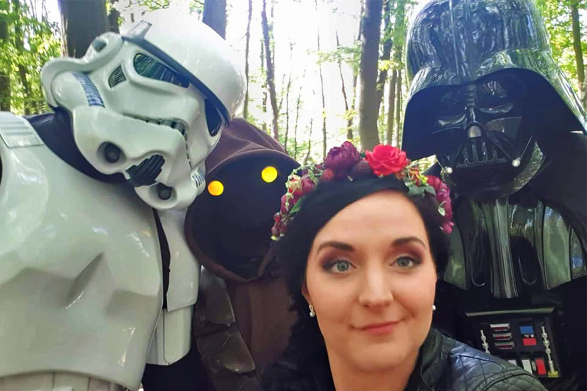 Česká dvojica sa rozhodla pre svadbu v štýle Star Wars. Nechýbal ani sám Darth Vader!
