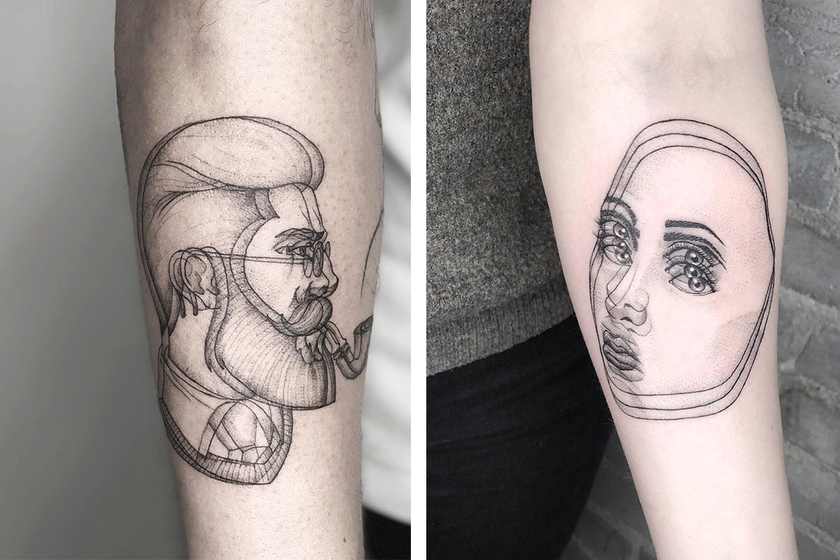 Mladá tatérka vytvára skvelé tetovania, pri ktorých budeš mať pocit, že vidíš dvojmo (2. časť)