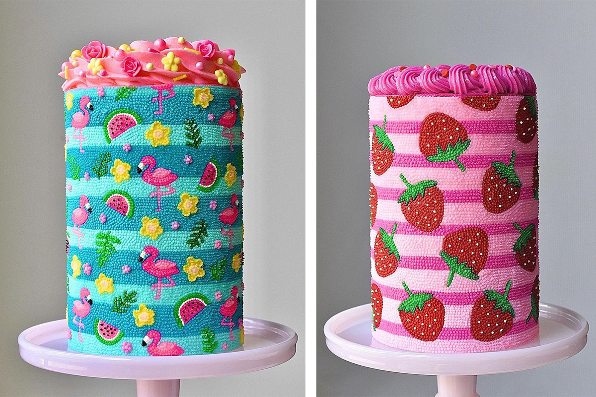 Talentovaná cukrárka ťa ohromí svojimi detailnými “mozaikovými“ tortami