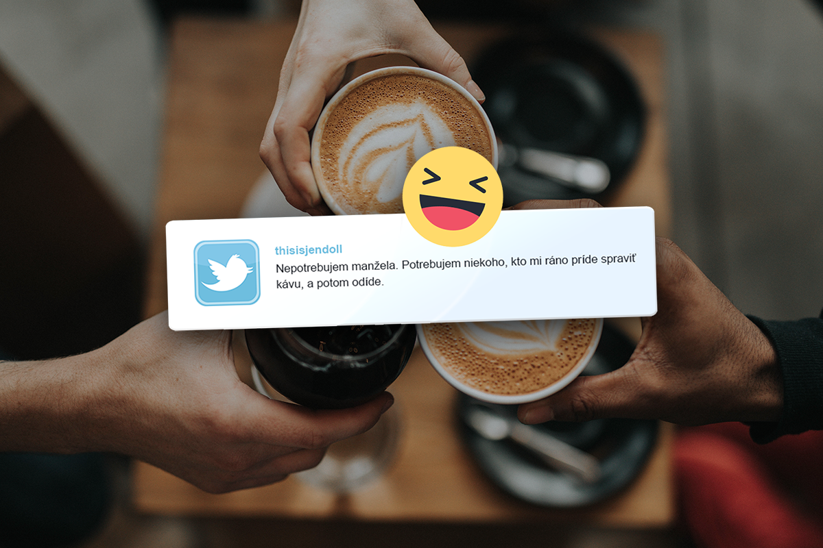 Vtipné tweety o káve pre všetkých, ktorí túto tekutinu nevyhnutne potrebujú k životu