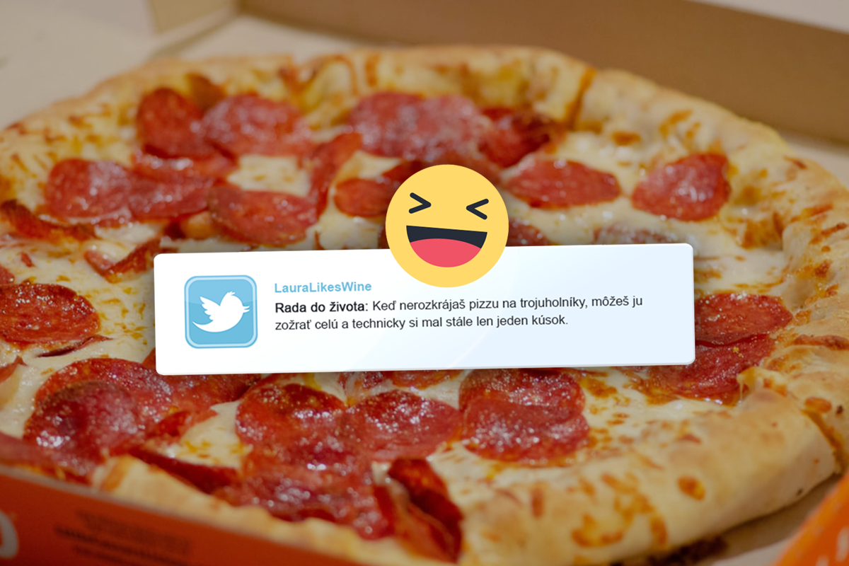20 vtipných tweetov, na ktorých sa zo srdca zasmeje každý milovník pizze