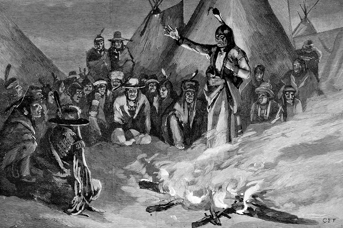 Masaker pri Wounded Knee dal krvavú bodku za indiánskymi vojnami. Zomrelo pri ňom 300 Indiánov