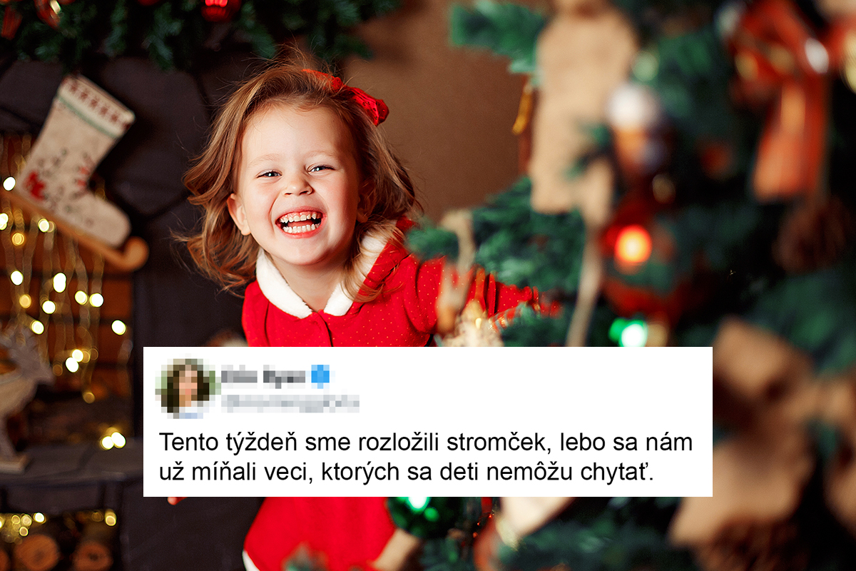 15 vtipných tweetov, ktoré výstižne ilustrujú Vianoce s deťmi