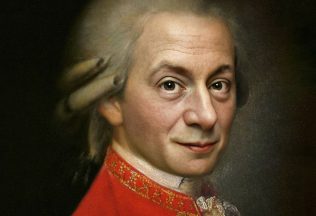 Bas Uterwijk, umelec, umelá inteligencia, rekonštrukcia známych malieb, historické osobnosti, Wolfgang Amadeus Mozart