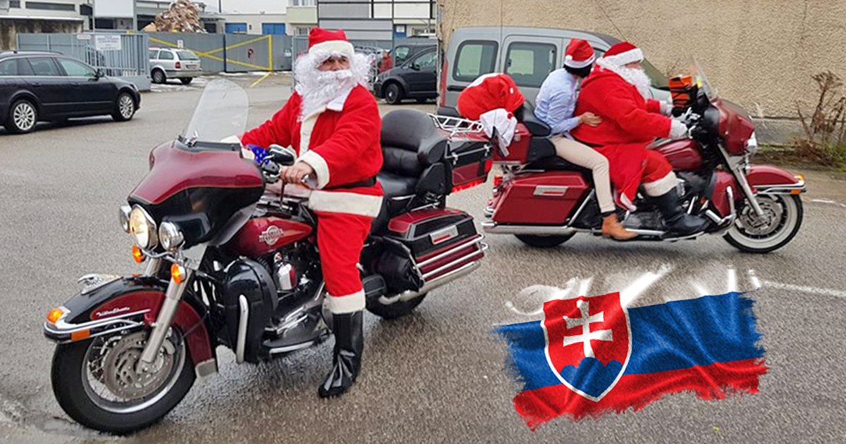 Ani tento rok sa slovenským uliciam nevyhli Mikulášovia na motorkách!
