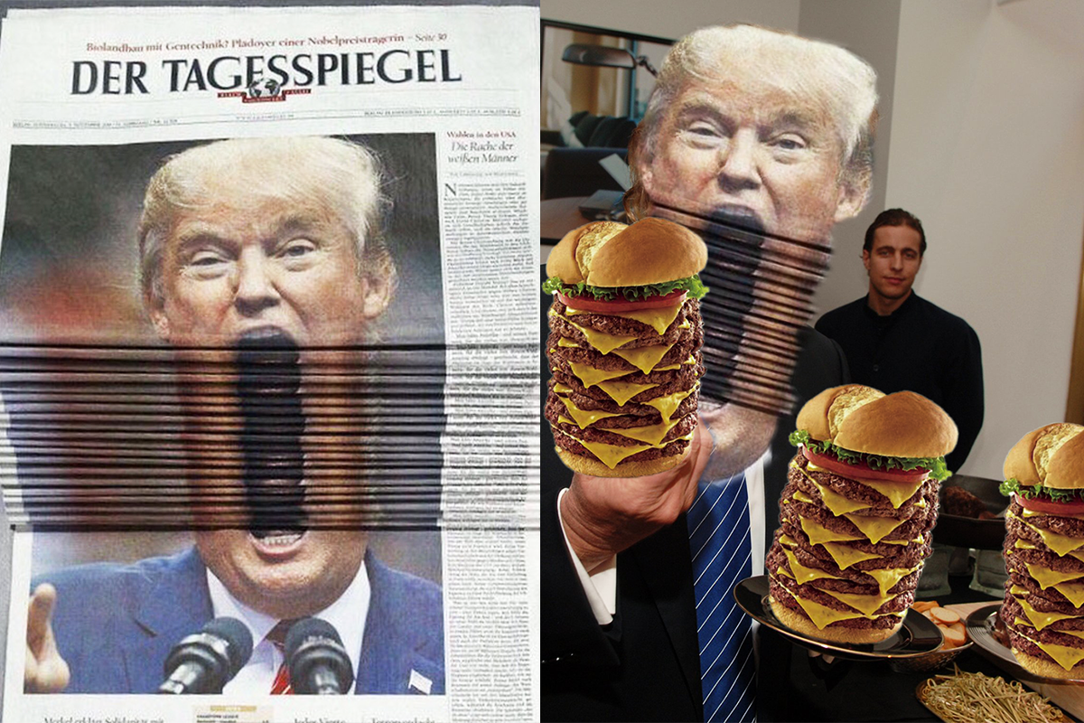 Donald Trump na titulke novín odštartoval epický photoshopový súboj