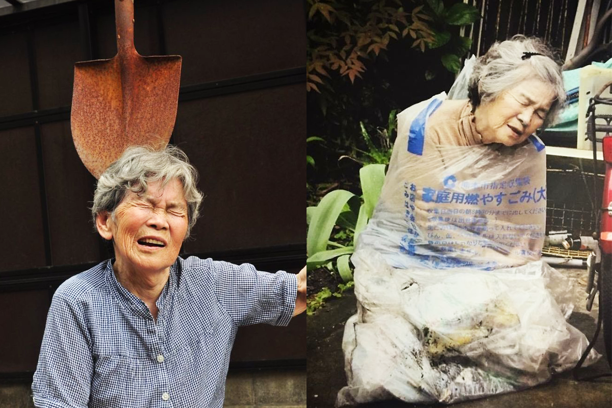 89-ročná babička miluje fotenie svojich bláznivých autoportrétov