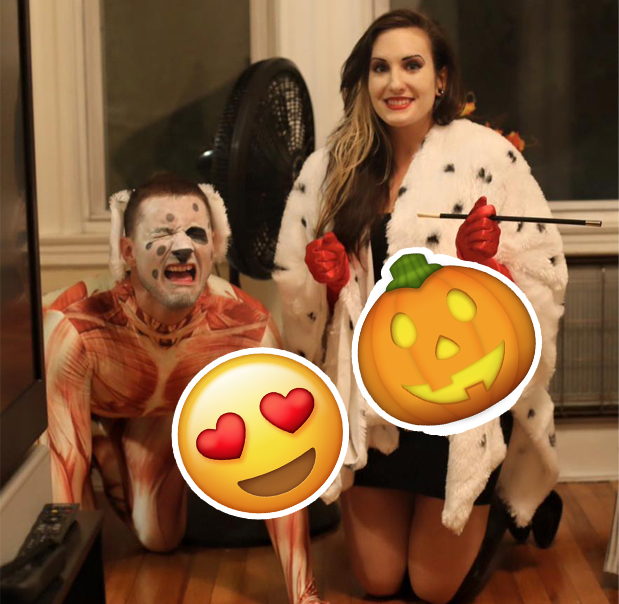 24 párov, ktoré si Halloweenske kostýmy vymysleli po svojom