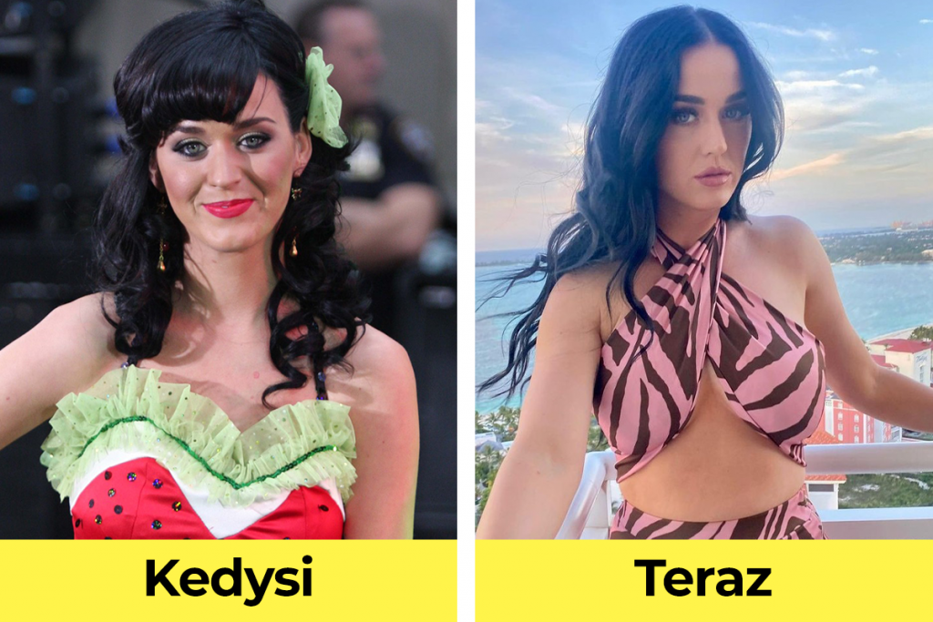 Katy Perry na začiatku kariéry vs. teraz