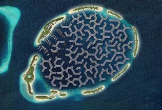 Plávajúce mesto na Maldivách