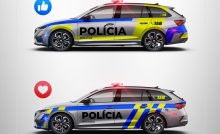 slovenská polícia policajné autá dizajn